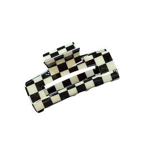CHECKERBOARD LARGE CLAW CLIP